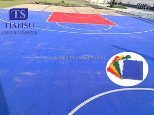 Losetas para Cancha de Baloncesto de Exterior de 20x25 Pies, Media Cancha, con Patrón <span class=keywords><strong>Jordan</strong></span>, para Patio Trasero - Product Image 6