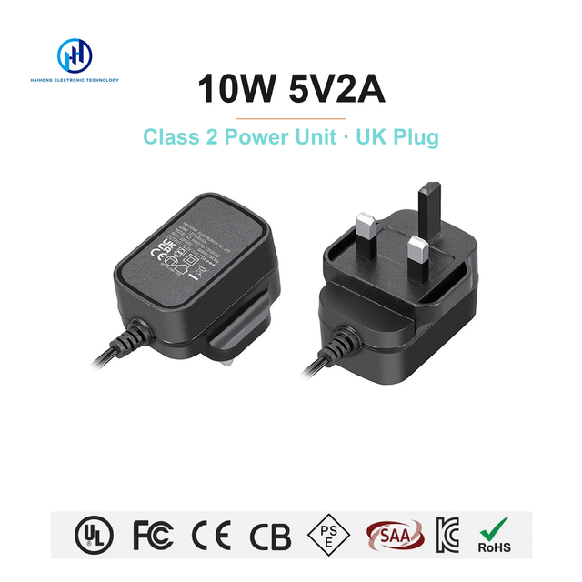 High Quality 5V 2A Power Adapter UK Standard Wall Plug Replacement for CCTV DVR NVR System  Wireless Router Switching Supply