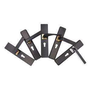 <span class=keywords><strong>Poignée</strong></span> <span class=keywords><strong>de</strong></span> <span class=keywords><strong>porte</strong></span> en acier <span class=keywords><strong>de</strong></span> luxe moderne et minimaliste, très vendue, avec serrure à 3 leviers, installation facile et silencieuse pour appartement - Product Image 3
