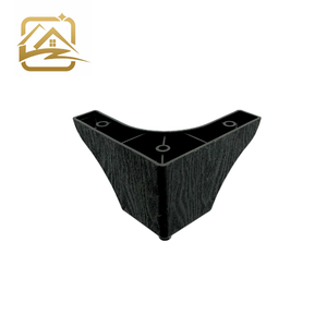 Patas de sofá de plástico estilo europeo, patas de plástico para muebles, camas, patas de sofá diagonales afiladas de plástico para el mercado africano - Product Image 1