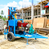 Foreuse hydraulique rotative agricole diesel tractable de 35 CV pour puits d'eau avec garantie produit d'un an
