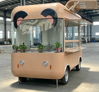 Camion de restauration mobile professionnel à double essieu, résistant à la rouille, avec alimentation intégrée et équipement de cuisine personnalisable, facile à utiliser