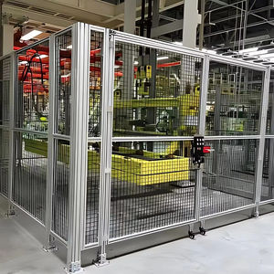 מערכת גידור רשת תיל מסגסוגת אלומיניום תעשייתית, פאנלים בעלי חוזק גבוה למפעל, מחסן - Product Image 3