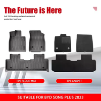 Tapis de voiture pour BYD Seal U 2023 TPE 5D Tapis de sol personnalisé pour Song Plus EV Tapis de pied de voiture Accessoires d'intérieur automobile