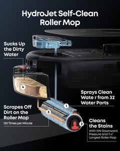 Eufy E25 Smart Robot Vacuum Cleaner Wet/Dry Mopping Battery-Powered Water Plastic App-Controlled for Household - Product Image 5