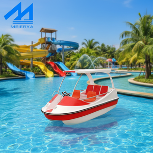 Bote a Pedal Eléctrico de Fibra de Vidrio Meierya M-081 - Estructura de Acero, Capacidad de 500 kg, 4-5 Personas, Bote para Parque Acuático, Venta Directa de Fábrica - Product Image 2