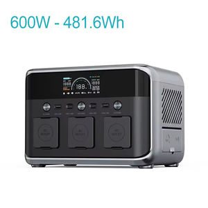 Station d'alimentation solaire portable MPPT 110-240V de marque originale, batterie au lithium 600W, banque d'alimentation extérieure avec charge sans fil - Product Image 4