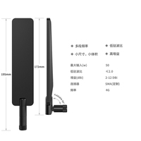 Antenne mini omnidirectionnelle GSM noire 5dBi à gain élevé pour noyau solide ABS 104mm RFLink RF001 IP66/IP67 pour petit nœud de données