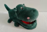 Pantoufles en peluche pour enfants, super douces, de haute qualité, personnalisées, motif crocodile, dessin animé, hiver, mignonnes, confortables, cadeau de Noël