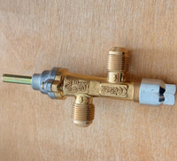 Vanne de gaz pour barbecue, vanne de régulation de propane pour chauffages d'appoint et foyers extérieurs