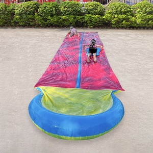 Toboggan aquatique gonflable double pour enfants et adultes, jeux d'<span class=keywords><strong>eau</strong></span> d'été pour jardin extérieur - Product Image 6