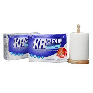 Toallas Desechables Biodegradables de Tela No Tejida al por Mayor, OEM, Tamaño Personalizado, 400 Hojas, Paño de Limpieza de Cocina Liso, Ecológico - Product Image 1