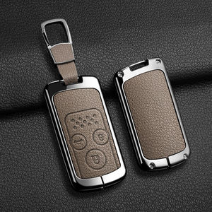 Étui de protection pour clé de voiture Honda Fit Jazz Shuttle GP2 Spada StepWgn RG1 Freed Spike Ge6 en alliage de zinc et cuir, porte-clés télécommande - Product Image 4