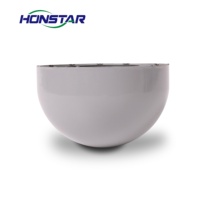 Tutup Ujung Filter Setengah Lingkaran HONSTAR dengan Penutup Atas Dilas Galvanis untuk Elemen Filter Karbon Aktif Industri