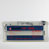 Système solaire 24V 100Ah 200Ah 300Ah Lifepo4 25.6V, batterie lithium-ion Lifepo4 12V avec BMS intelligent