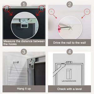 Quadro in Porcellana Cristallina 60x40cm - Villaggio Himalayano e Picchi di Montagna Innevati, Decorazione Incorniciata - Product Image 4