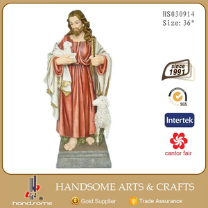 Estatua de San Martín de poliresina personalizable de 8 pulgadas, figurita religiosa hecha a mano 3D para decoraciones de <span class=keywords><strong>Iglesia</strong></span>, Material de resina hecho a mano - Product Image 4