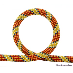 HBC 9.8mm 나일론 다이나믹 클라이밍 로프 (암벽 및 얼음 등반, 추락 방지, 고강도) - Product Image 2