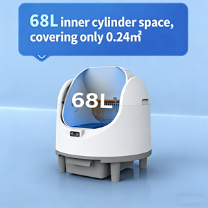 กระบะทรายแมวอัจฉริยะจากโรงงานโดยตรง ควบคุมผ่านแอพ WiFi ป้องกันการกระเด็น ปลอดภัย ทนทาน ดีไซน์แบบปิด - Product Image 4