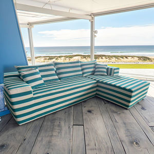 <span class=keywords><strong>Canapé</strong></span> Modulaire Extérieur Moderne Personnalisé à Rayures, en <span class=keywords><strong>Mousse</strong></span> Compressée, Imperméable, <span class=keywords><strong>pour</strong></span> Salon, Balcon ou Salle de Sport - Product Image 2