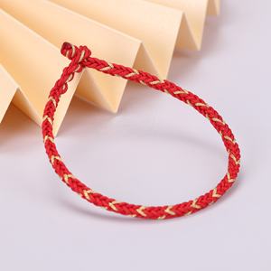 SKY A8 3.5mm braccialetto regolabile intrecciato in oro colorato braccialetti di gioielli personalizzati fatti a mano amicizia con cavo d'oro - Product Image 3