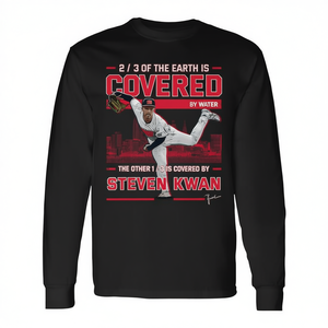 Camiseta de manga larga Steven Kwan Cleveland Baseball Mlbpa 38 - Product Image 2