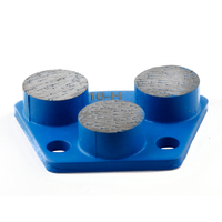 Disques de meulage diamantés ASL, segments trapézoïdaux à triple point, personnalisés OEM, disques de meulage pour béton, outils abrasifs