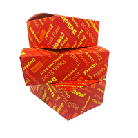 Boîtes d'emballage alimentaire de luxe logo personnalisé en gros Frites Chips Burger Poulet Boîtes d'emballage en papier couché