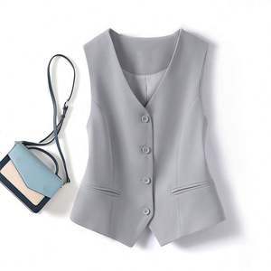 New Elegant <b>Waistcoat</b> V Neck Single Breasted Formal Business <b>Waistcoat</b> Vest <b>Woman's</b> Fashion Vest Red Vintage <b>Waistcoat</b> - Product Image 5