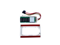 Interrupteur tactile intelligent 24V à bouton unique avec variateur d'intensité pour miroir de salle de bain LED avec affichage de l'heure et de la température