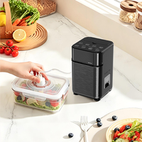 Machine de mise sous vide électrique en acier inoxydable pour camping-car, aspiration externe, auto-nettoyante, scellage en un clic, fonctionnement silencieux, pour aliments