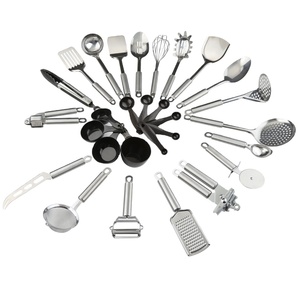 Juego <span class=keywords><strong>de</strong></span> 29 Utensilios <span class=keywords><strong>de</strong></span> <span class=keywords><strong>Cocina</strong></span> <span class=keywords><strong>de</strong></span> Acero Inoxidable, Juego <span class=keywords><strong>de</strong></span> Utensilios <span class=keywords><strong>de</strong></span> <span class=keywords><strong>Cocina</strong></span> que Incluye Tazas y <span class=keywords><strong>Cucharas</strong></span> Medidoras <span class=keywords><strong>de</strong></span> <span class=keywords><strong>Plástico</strong></span> - Product Image 1