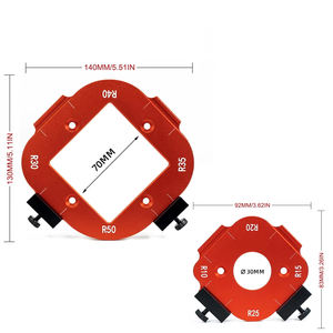 קשת חיתוך מכונת חיתוך פילה חיתוך תבנית זווית חיצונית פנימית זווית r לוח רדיוס זווית מיקום מדידה עגולה - Product Image 4