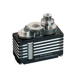 KINGMAX CLS2209M 22KG Engrenage servo en acier numérique haute tension sans noyau pour hélicoptère F3A Jet & <span class=keywords><strong>RC</strong></span> Matériau plastique et métal - Product Image 1