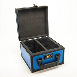 2 Hàng phân loại thẻ thể thao trường hợp nhôm thẻ slab Trường hợp với 3 chữ số <span class=keywords><strong>Combo</strong></span> khóa - Product Image 5