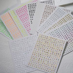12 Colores, Pegatinas para <span class=keywords><strong>Uñas</strong></span> con Letras de 8*10cm, Calcomanías Transferibles, Decoraciones de <span class=keywords><strong>Uñas</strong></span> de Neón DIY, Manicura, Deslizadores 3D para Salón - Product Image 6