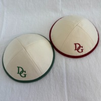 Kippas et Yarmoulkes personnalisées en sergé de coton imprimé numériquement, écologiques, pour Bar Mitzvah, Mariage et Synagogue