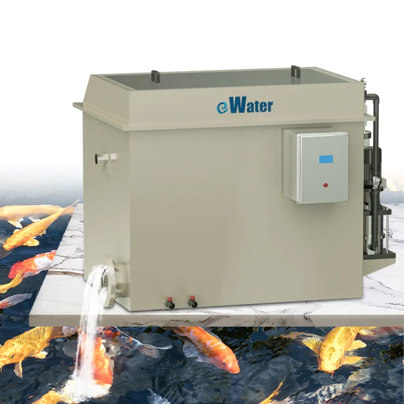 Water Filter Voor Aquacultuur Systeem Apparatuur Drum Filter Werken Met Eiwitafschuimer Visteelt Apparatuur Voor Verkoop