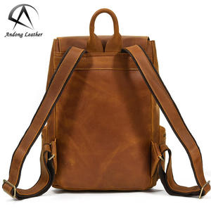 Backpack for <b>Men</b> Genuine Cow Leather Europe Fashion Outdoor Casual Weave <b>Shoulder</b> <b>Bag</b> - Product Image 4