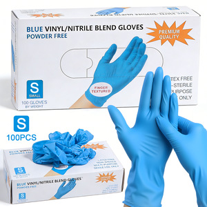 Guantes Desechables <span class=keywords><strong>para</strong></span> Decoración de <span class=keywords><strong>Uñas</strong></span>, Venta al por Mayor |   Guantes Sintéticos de Nitrilo y PVC, 100 Unidades, con Características Anti-Manchas y Amigables con la Piel - Product Image 5