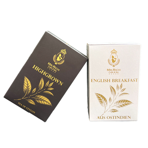 กล่องกาแฟสำเร็จรูปพรีเมียม บรรจุภัณฑ์แข็งแรง ดีไซน์ฟอยล์สีทอง คุณภาพสูง เกรดอาหาร - Product Image 3
