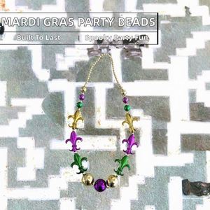 Factory Price Durable Plastic Festival Jumbo <b>Mardi</b> <b>Gras</b> <b>Beads</b> Halloween Balls Outdoor Parade Necklaces New Orleans Theme Party - Product Image 3