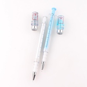 Jeringa de Plástico de Color al por Mayor, Modelo 0.38MM, Bolígrafo de Tinta Negra Neutra para Estudiantes, Papelería, Médicos y Enfermeras - Product Image 2