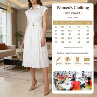 Robe chemise mi-longue en popeline de coton à imprimé floral plissé ceinturée élégante encolure décontractée avec impression numérique pour l'été