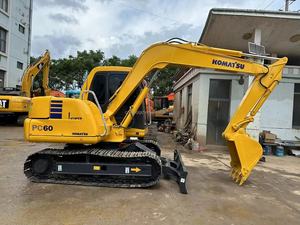 Véritable fournisseur de 6 tonnes Vente directe KOMATSU PC60 pc70-8 Japon Mini excavatrice sur chenilles d'occasion originale KOMATSU à vendre - Product Image 3
