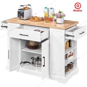 Chariot utilitaire mobile pour la maison Solution peu encombrante Mini armoire de rangement de cuisine multifonctionnelle avec roues verrouillables - Product Image 5