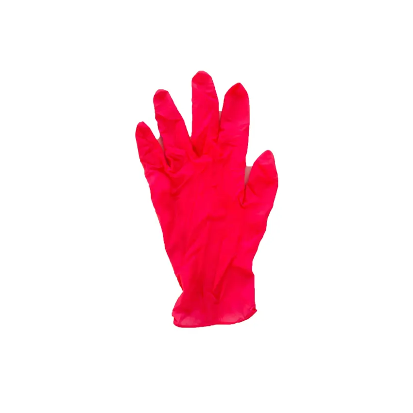 S ขนาด2021โรงงานขายส่งหลายโอกาสชีวิตที่จำเป็นสีแดงไนไตรล์ป้องกันถุงมือเด็ก