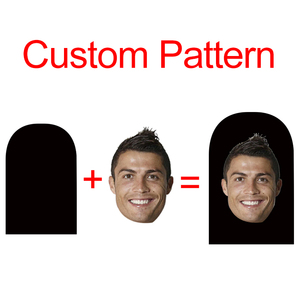 Bas quantité minimale de commande Funny Party Face Pattern Polyester Designer 3D Logo personnalisé Full Over Kanye West Shiest SKI Balaclava - Product Image 4