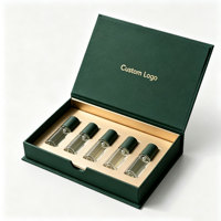 Boîtes magnétiques en papier pour cosmétiques, emballages de luxe pour coffrets cadeaux, boîtes d'emballage pour échantillons de parfum, boîtes en carton