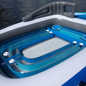Bote Inflable de Alta Velocidad de Alta Calidad <span class=keywords><strong>para</strong></span> <span class=keywords><strong>6</strong></span> <span class=keywords><strong>Personas</strong></span>, Isla Flotante, Fiesta en el Mar, <span class=keywords><strong>Yate</strong></span> Inflable, Bote de PVC Reforzado - Product Image 4